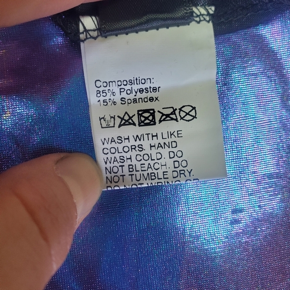 SHEIN | SXY PU Cami Top & Bodycon Skirt in Purple sz XS - Picture 5 of 8